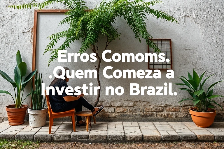 Conceitos visuais relacionados a Erros Comuns de Quem Começa a Investir no Brasil