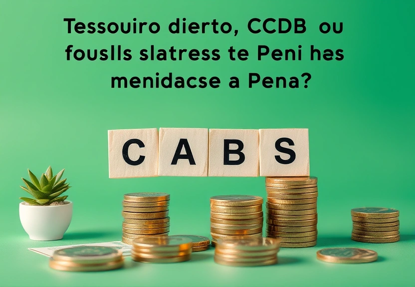 Representação visual: Tesouro Direto, CDB ou Fundos: Qual Vale Mais a Pena?